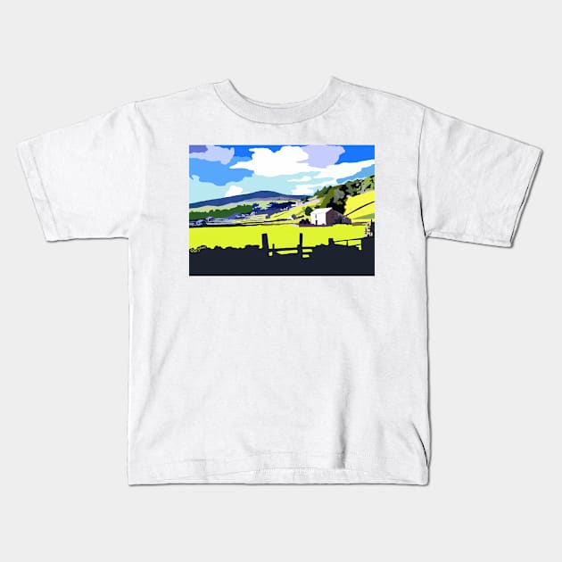 Farm house Kids T-Shirt by Stufnthat